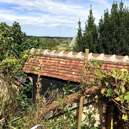 Willa La Maison Bleue De Husseau Ancienne Ferme Semi-Troglodytique 18E Siecle Montlouis-sur-Loire Zewnętrze zdjęcie